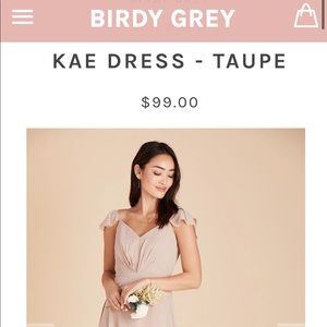 COPY - BIRDY GREY KAE TAUPE DRESS